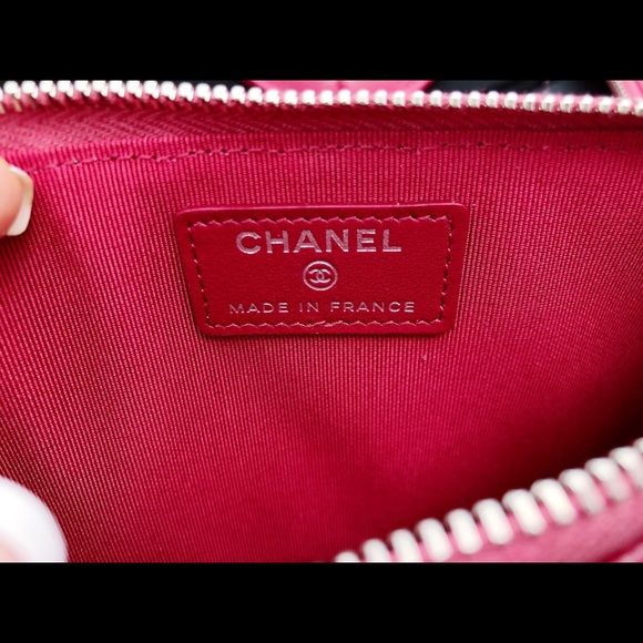 Chanel caviar phone pouch large o case wallet - Picture 5 of 8